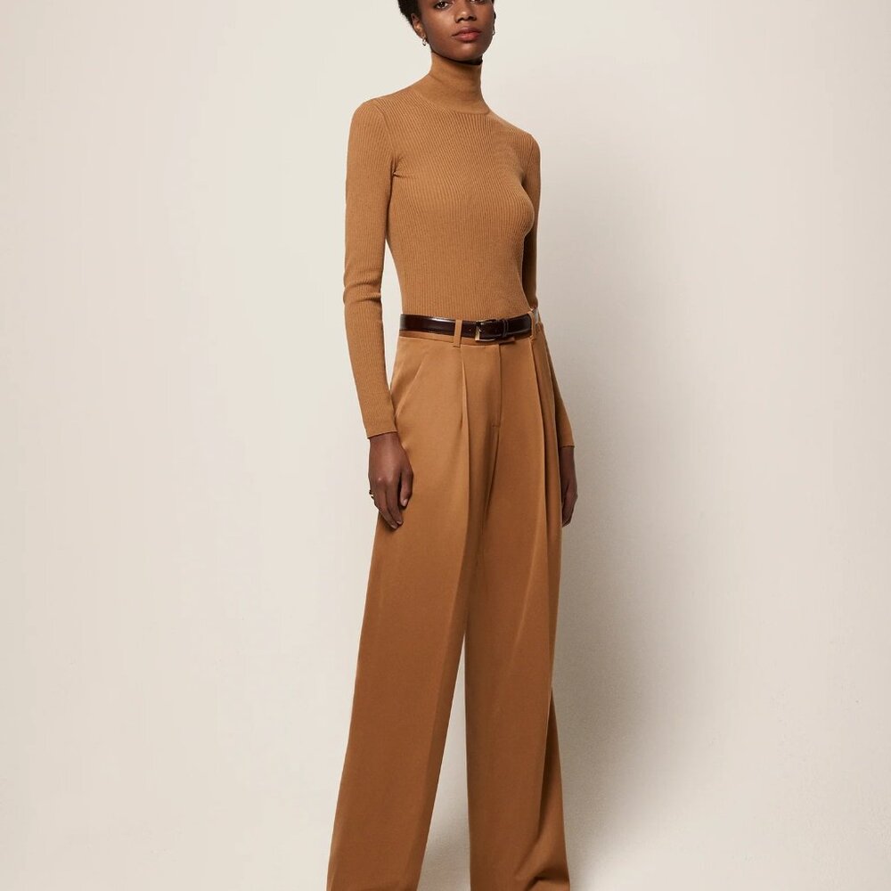ANOTHER TOMORRO - RELAXED WIDE LEG PANT